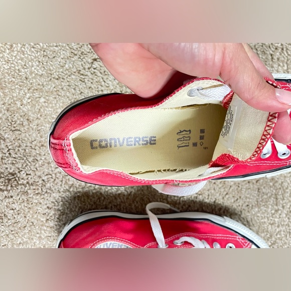 Converse Classic Red and White Sneakers - Picture 12 of 12